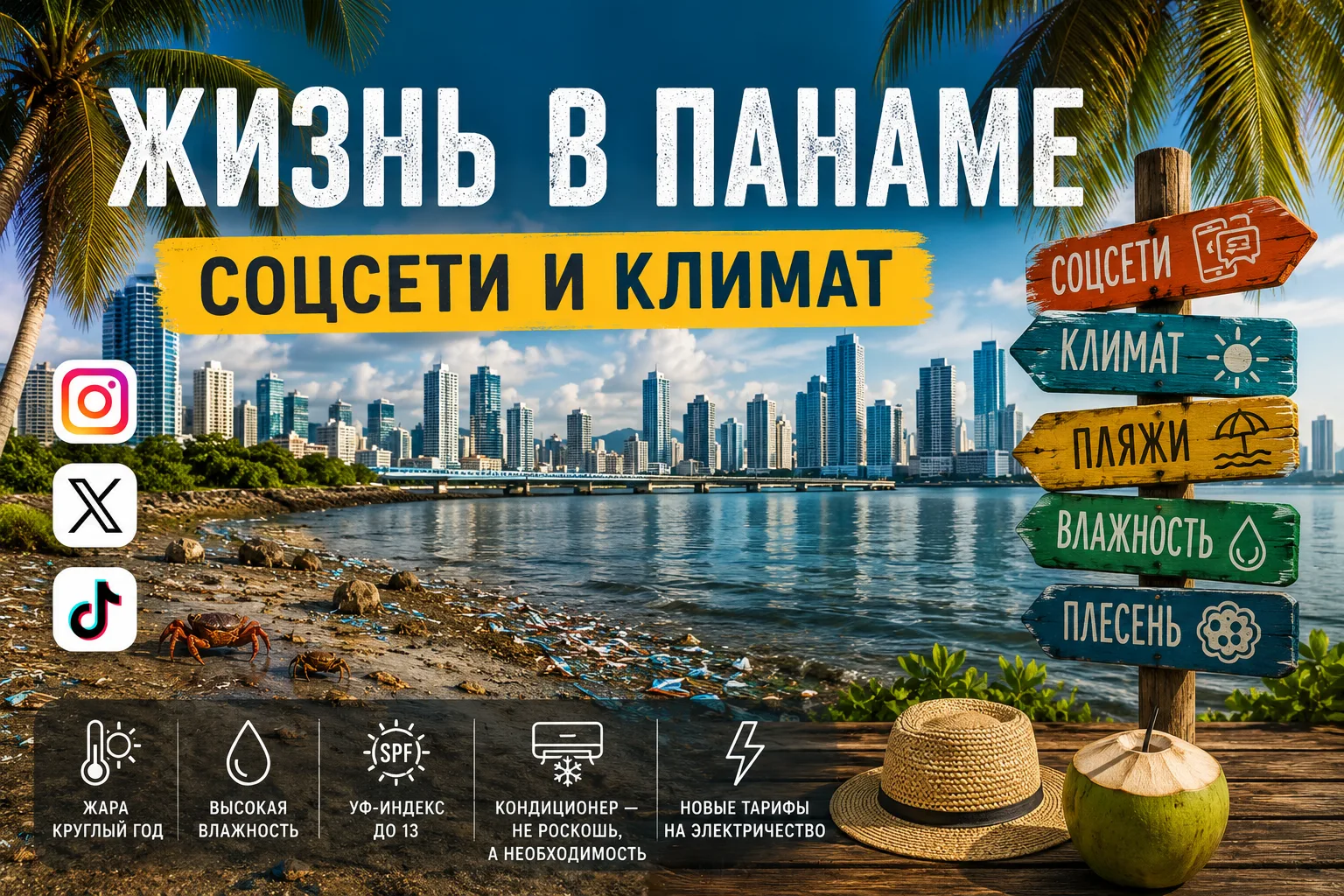 Жизнь в Панаме соцсети и климат